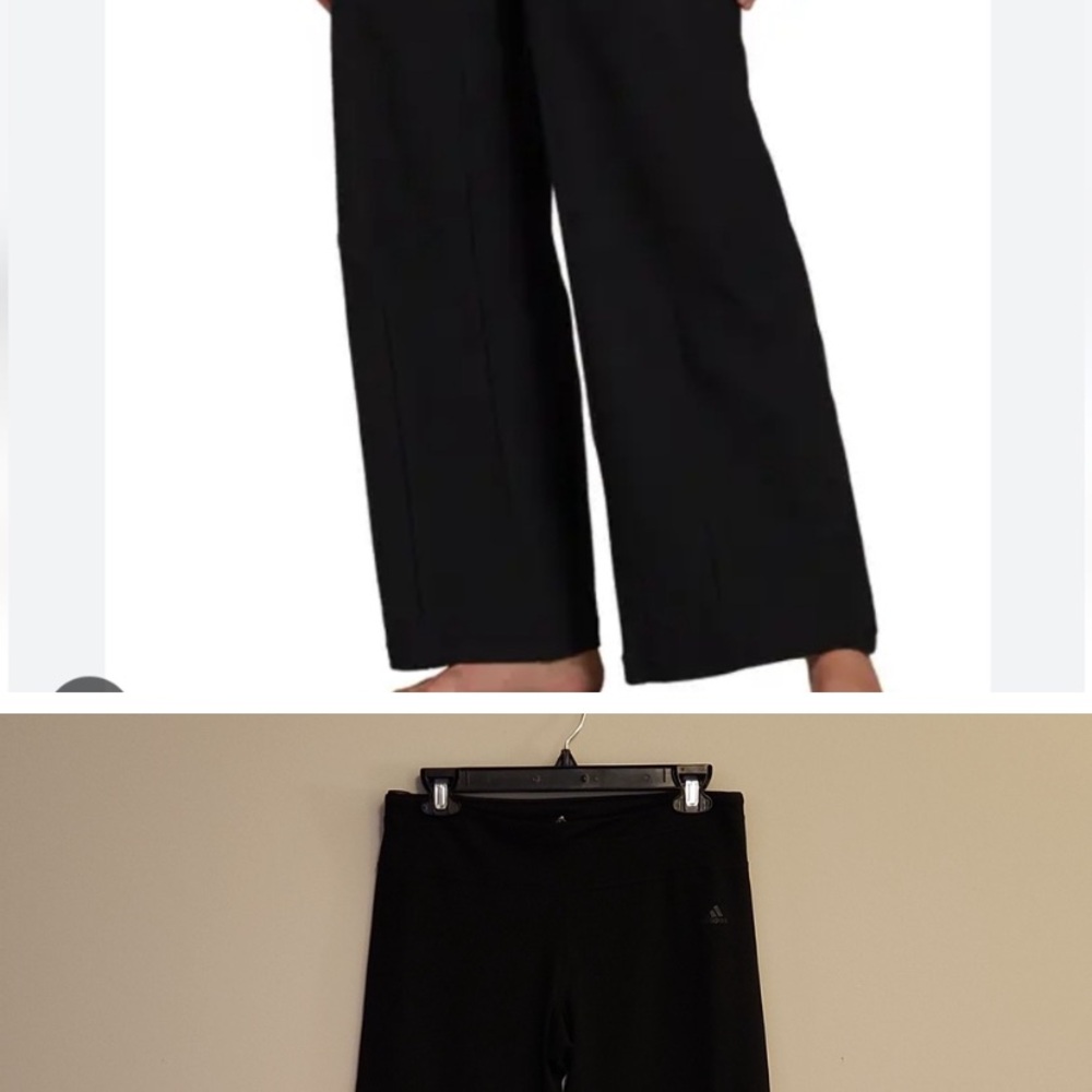 Adidas yoga black pants , size M great condition